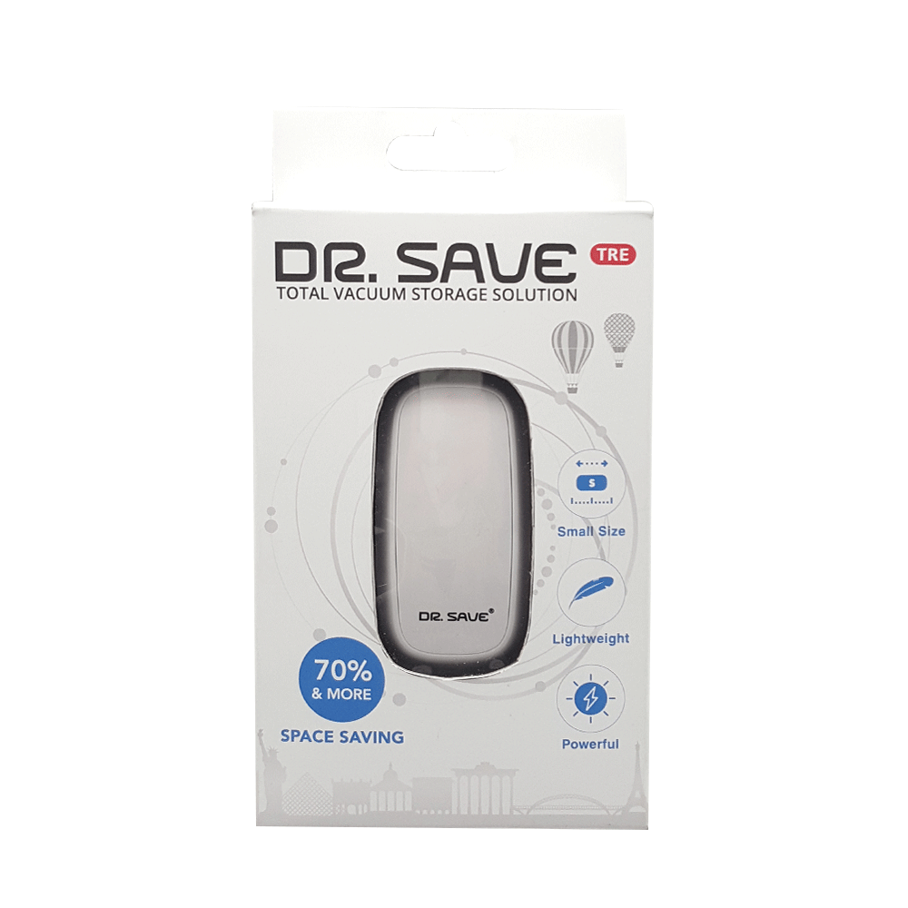 DR. SAVE TRE USB Plug-In Travel Vacuum Pump with Inflatable Function