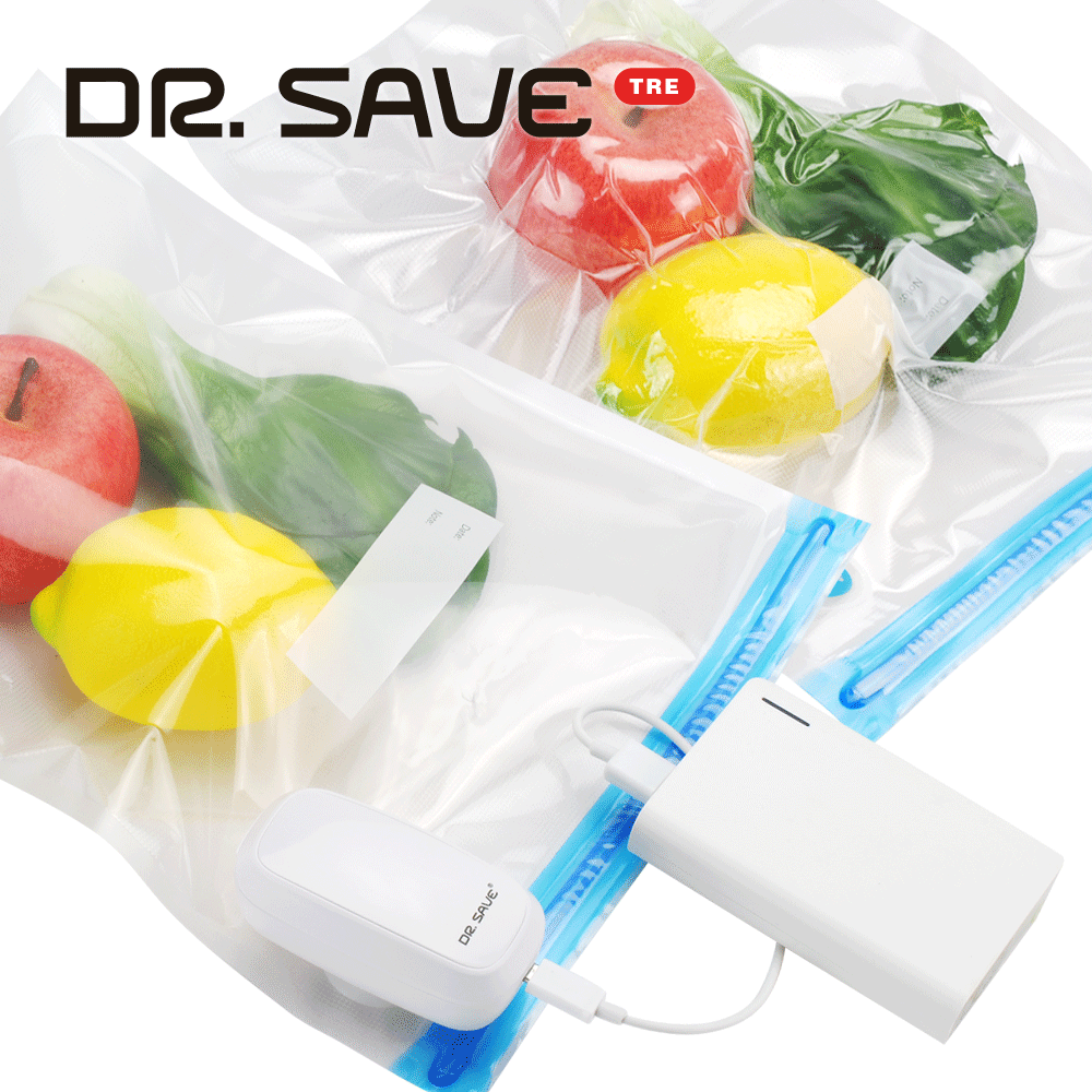 DR. SAVE TRE USB Plug-In Travel Vacuum Pump with Inflatable Function