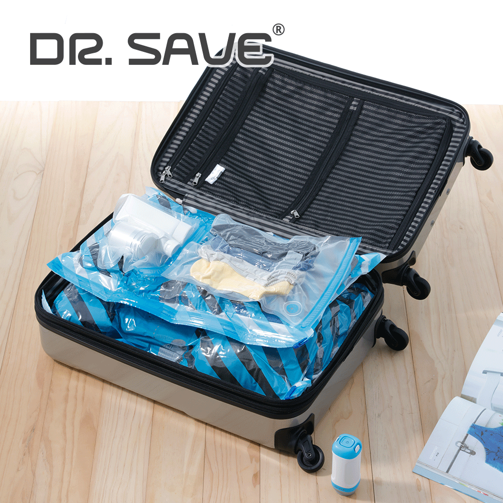 4 Pack Clothes Storage Vacumm Bags Travel Set